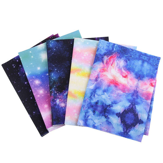 Starry Sky Patchwork Fabrics - 5Pcs