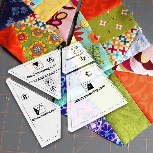 Sewing Quilt Cutting Template Set