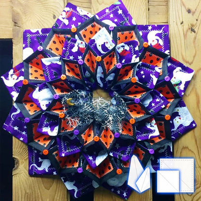 Fabric Stitch Wreath Template Set