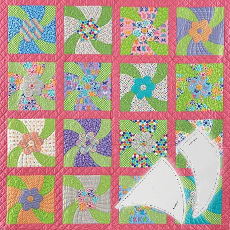 Quick Quilting Pinwheel Template