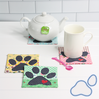 Puppy Paw Template Set