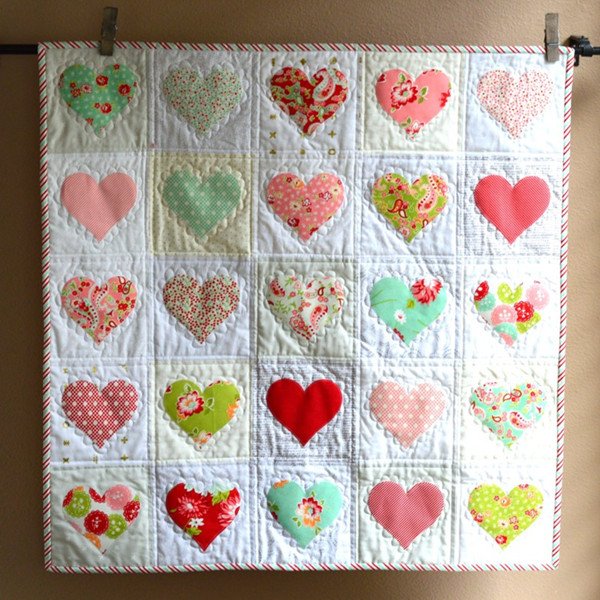 Heart Pattern Quilting & Patchwork Template(3PCS)
