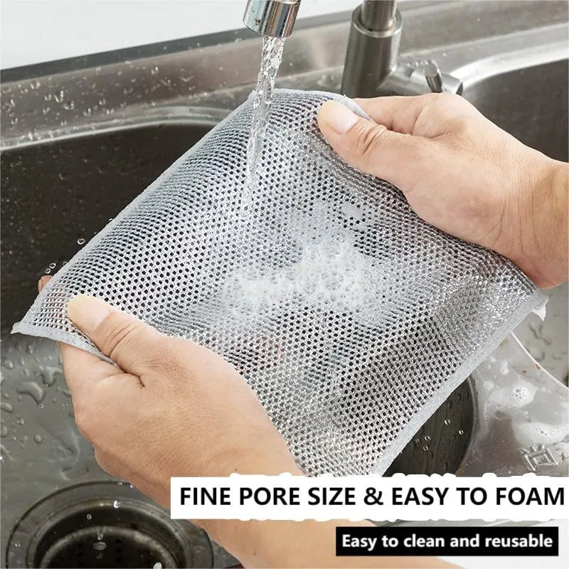 🎁2024 LAST DAY PROMOTION-48% off🎁Multipurpose Wire Dishwashing Rags for Wet and Dry