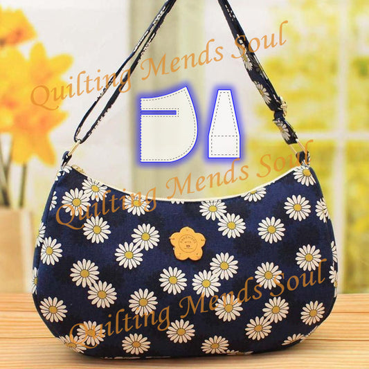 Shoulder Purse Bag Pattern Template Set