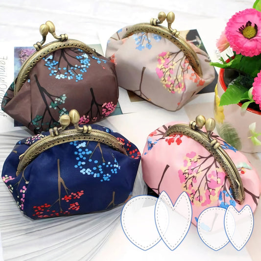 Cute Buckle Coin Purse Template Set