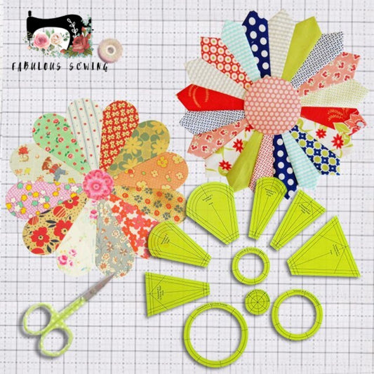 Dresden Plate Quilting Template Set