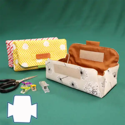 Cute Box Style Pouch Template Set