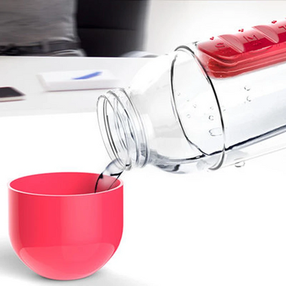2 in 1 Pill Box Cup