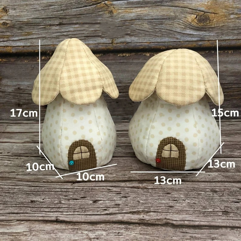 Cute Mushroom House Template Set(4PCS)