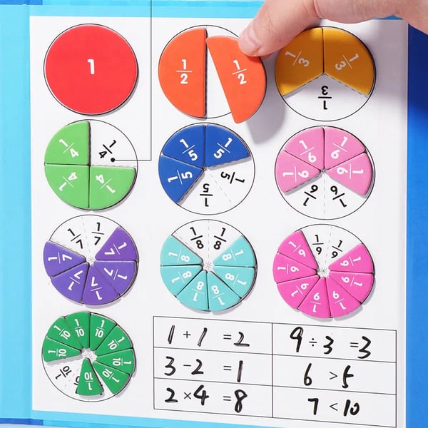 Magnetic Book Fraction Puzzle