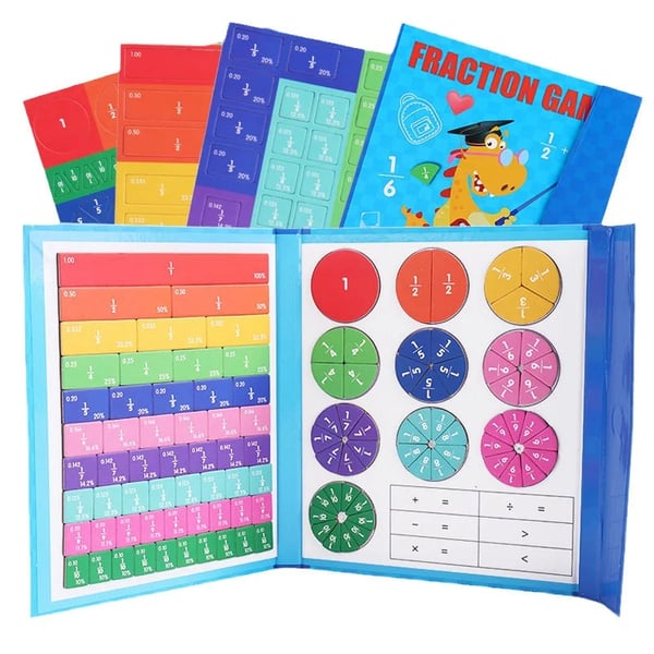 Magnetic Book Fraction Puzzle