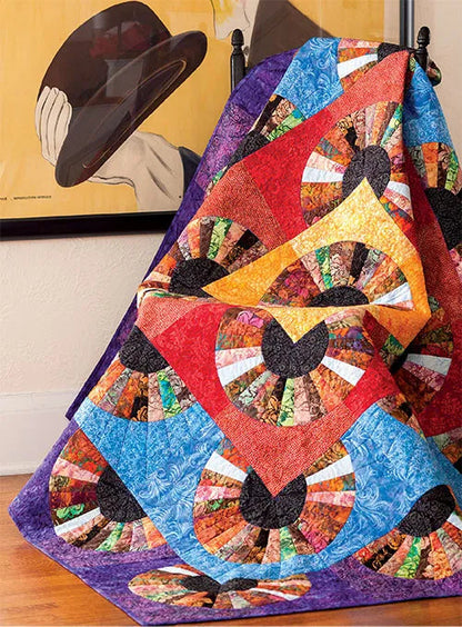 Crazy Fan Quilting Template