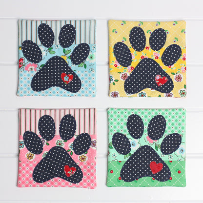 Puppy Paw Template Set