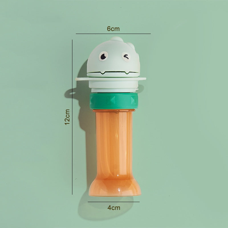 Cute Dinosaur Water Bottle Straw Caps