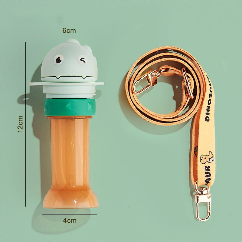 Cute Dinosaur Water Bottle Straw Caps