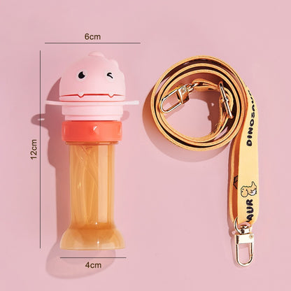 Cute Dinosaur Water Bottle Straw Caps