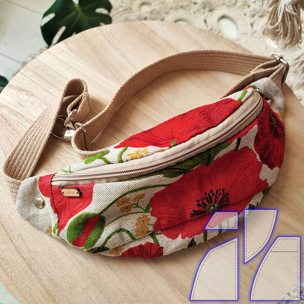 Cute Waist Bag Templates Set