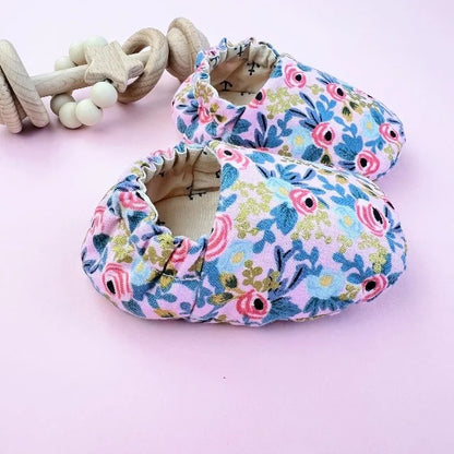 Baby Slippers Sewing Template With Tutorial