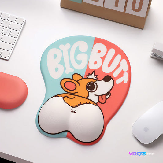 Adorable Paws Silicon Mouse Pad with Wrist Support