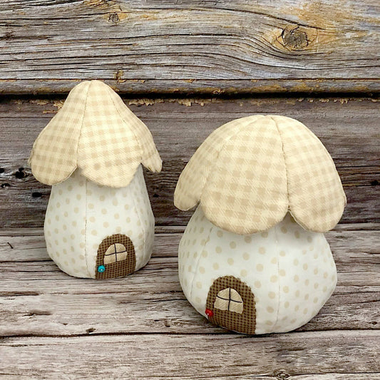 Cute Mushroom House Template Set(4PCS)