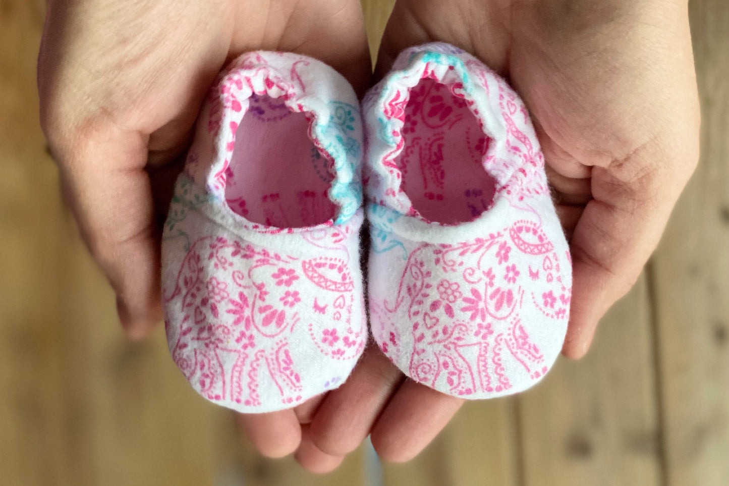 Baby Slippers Sewing Template With Tutorial