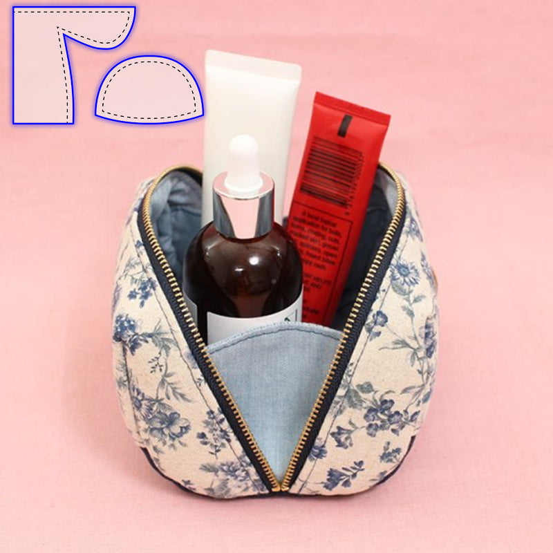 Bucket Cosmetic Pouch Bag Templates Set