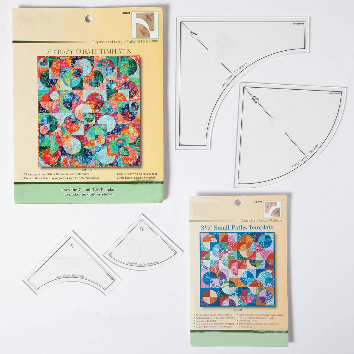 Quick Curve Quilt Template Set