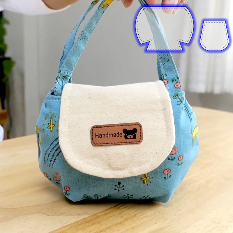 Simple Cute Handbag Templates Set